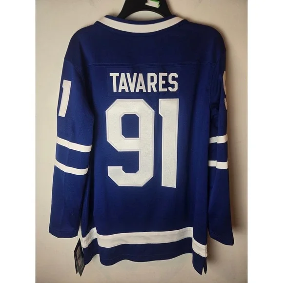 Fanatics Toronto Maple Leafs John Tavares Breakaway Home Jersey Blue L NWT - Picture 5 of 6